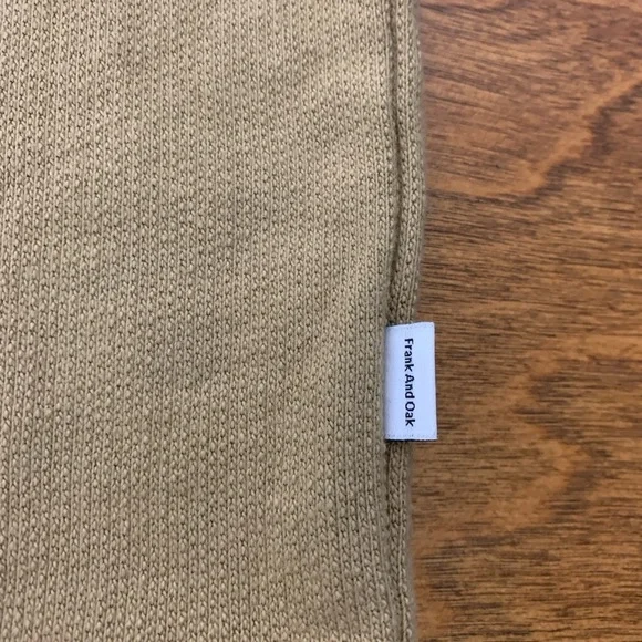 NWT Frank And Oak Sweater Men’s Organic Cotton French Terry Crewneck Size XXL - Picture 4 of 16
